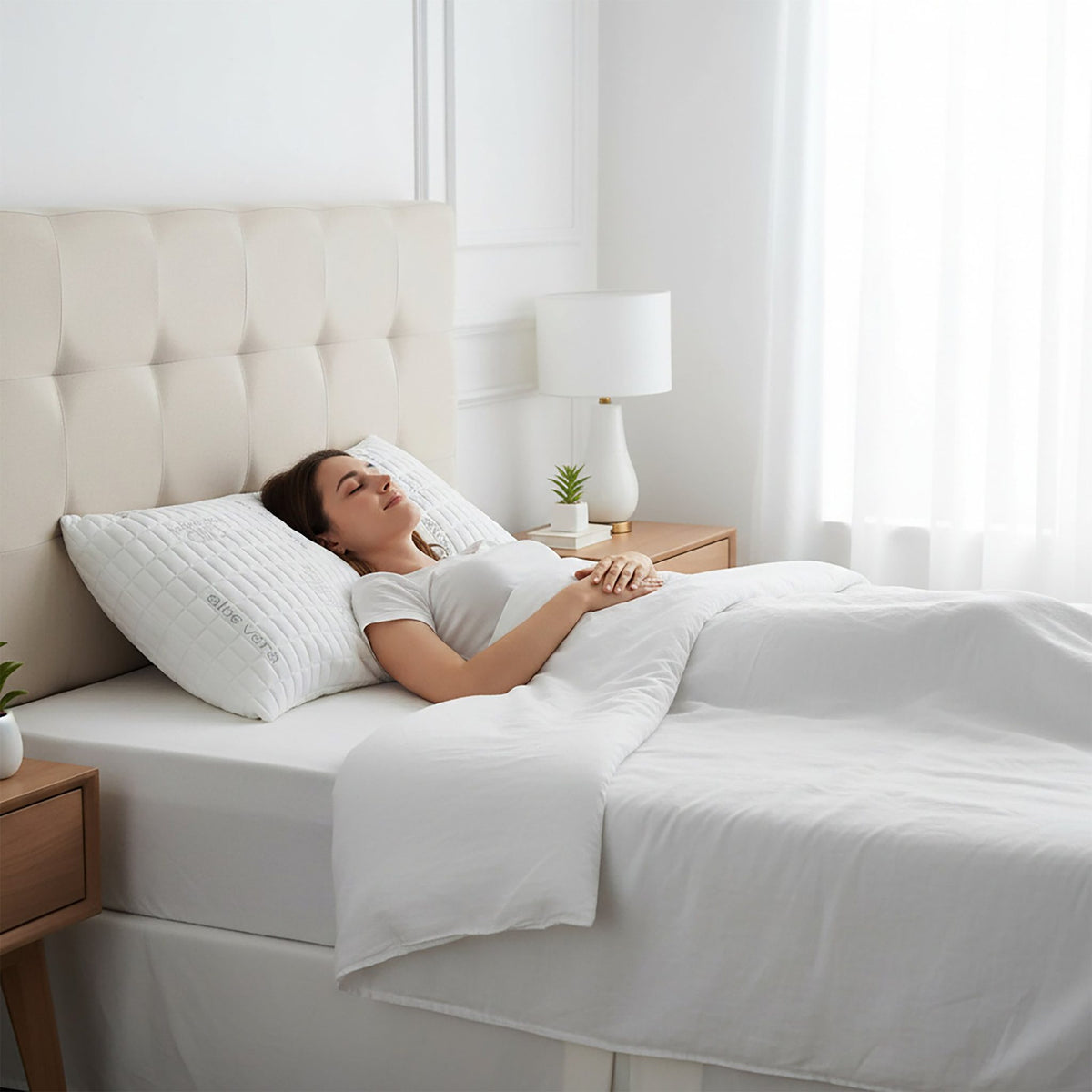Almohada Viscocopos Aloe Vera