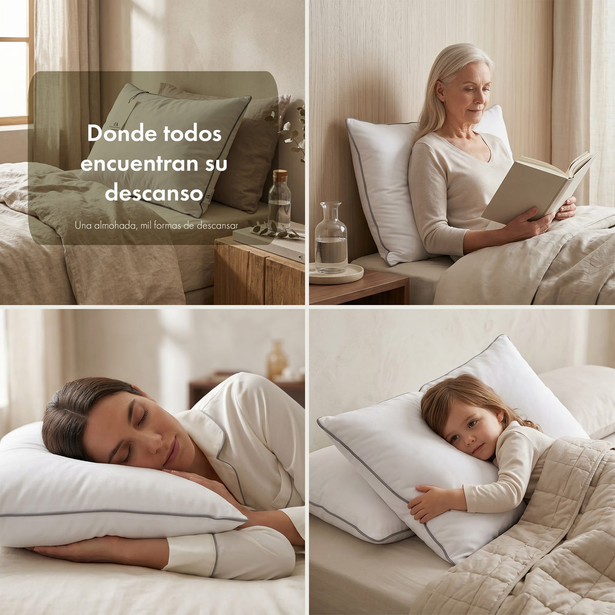 Almohada Fibra y Viscoelástica Don Algodón – imagen 3