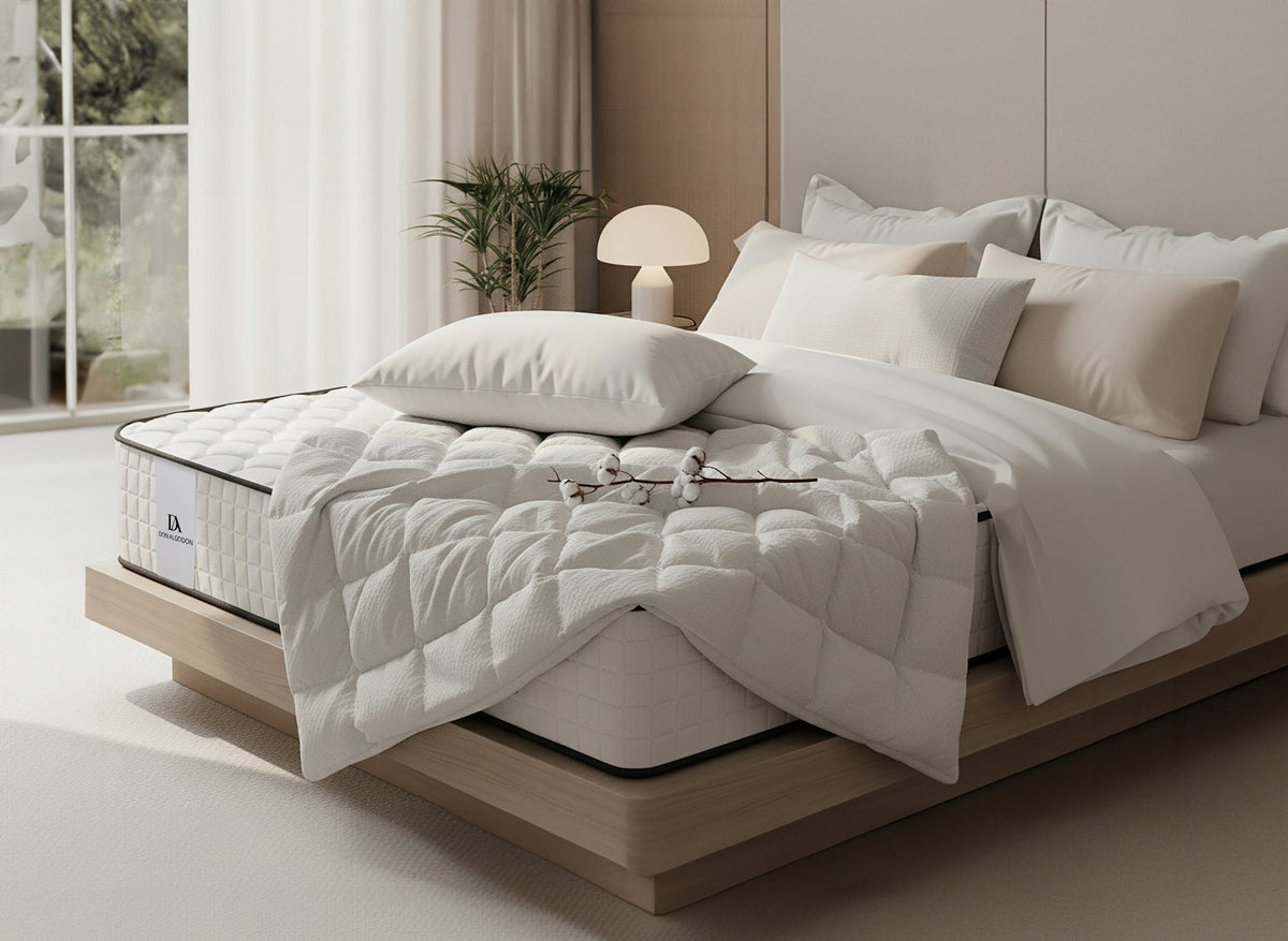 Colchón Deluxe Confort Don Algodón – cama con flores de algodón