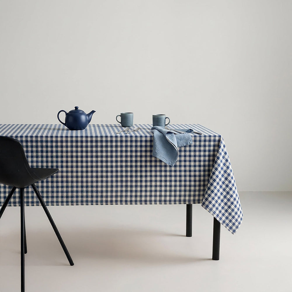 Mantel Antimanchas Vichy – color Azul marino
