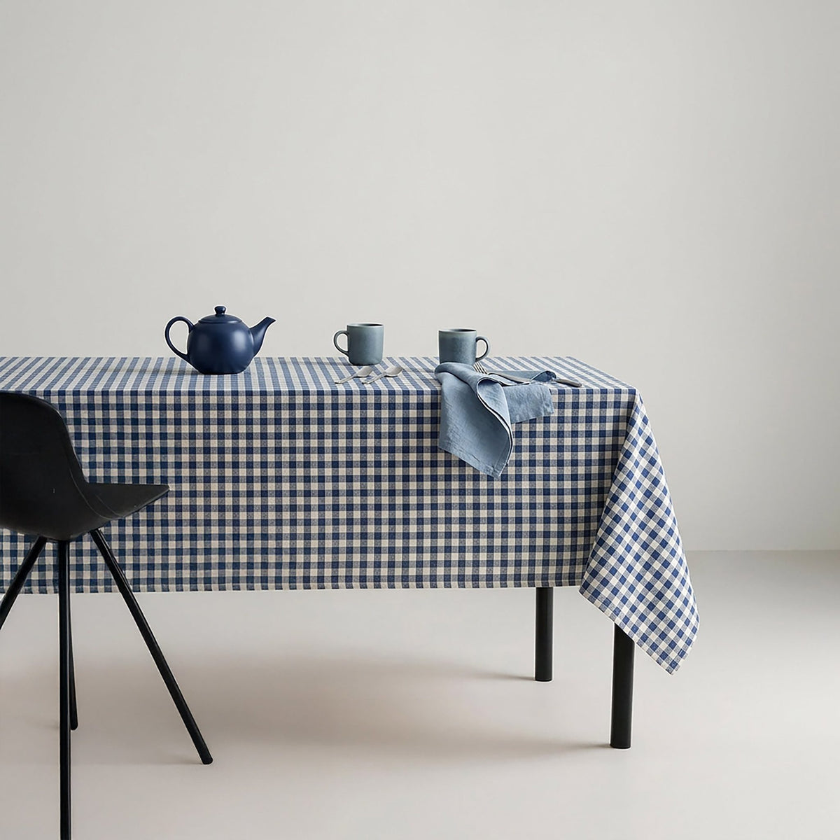 Mantel Antimanchas Vichy – color Azul marino