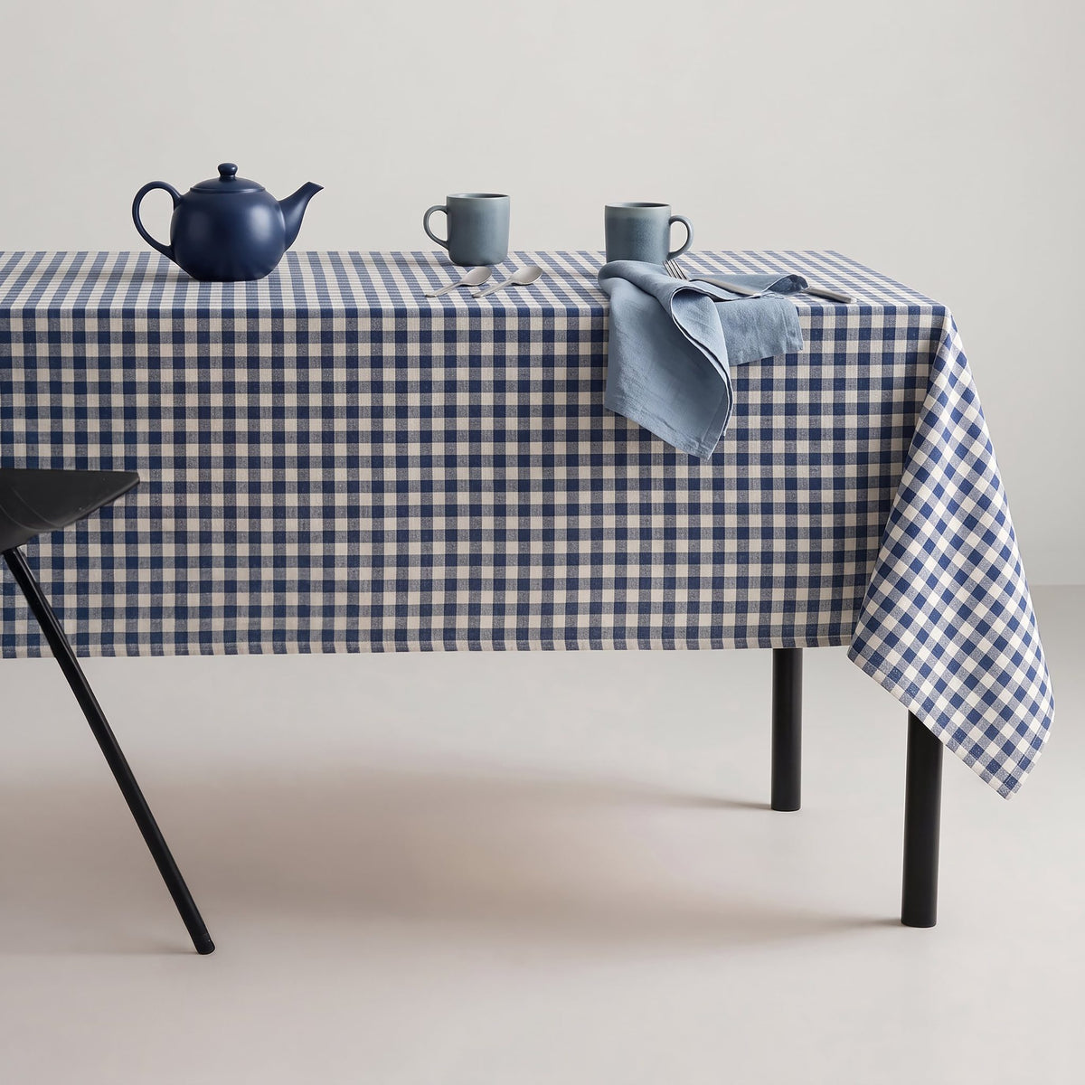 Mantel Antimanchas Vichy – color Azul marino